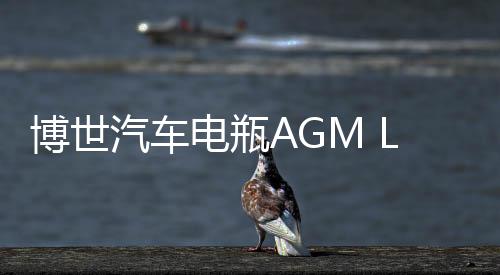 博世汽车电瓶AGM LN6适配奥迪Q7A4A6宝马7系X5X6启停免维护蓄电池