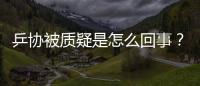 乒协被质疑是怎么回事？国乒2018年世乒赛参赛选手选拔引争议
