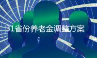 31省份养老金调整方案出炉 京沪等地月均超3000元