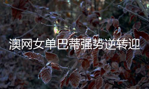 澳网女单巴蒂强势逆转迎来开门红 斯托瑟首轮告负